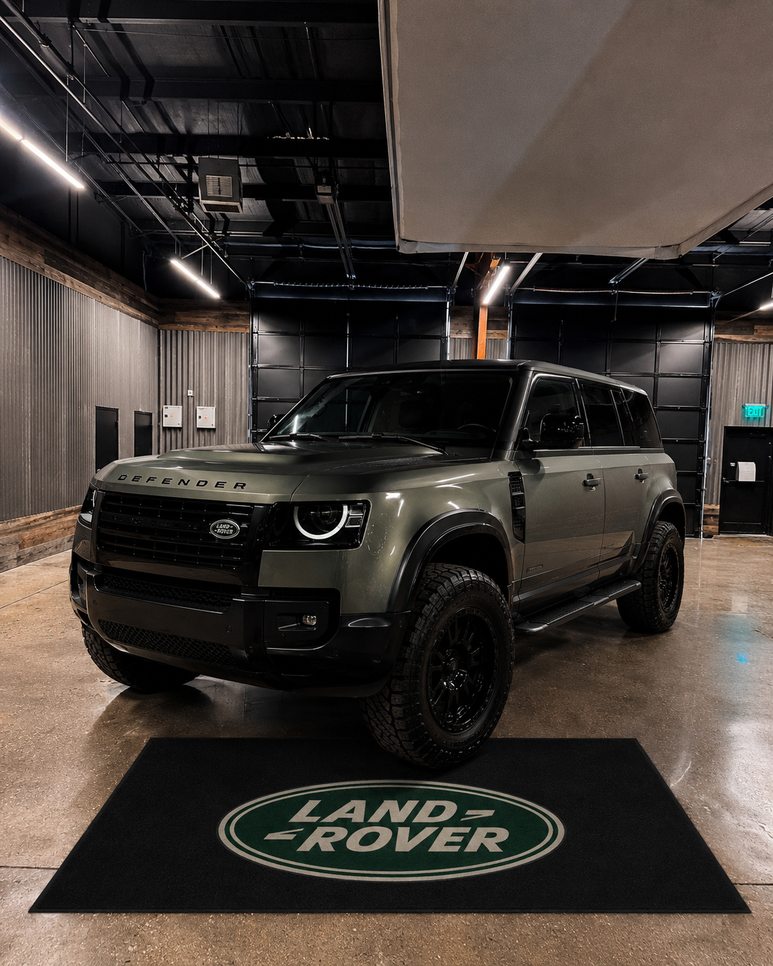 Land Rover Garage Floor Mat 5x7 FT (60x87 Inches)