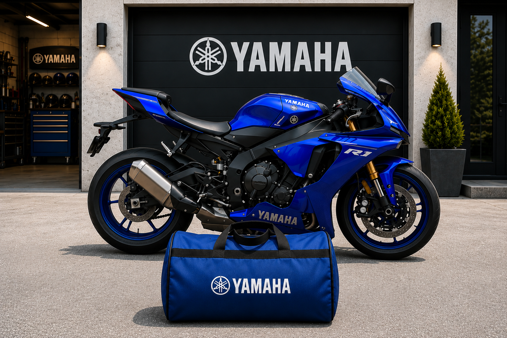 YAMAHA Motorcycle Duffel Bag – Premium Travel & Riding Gear Bag