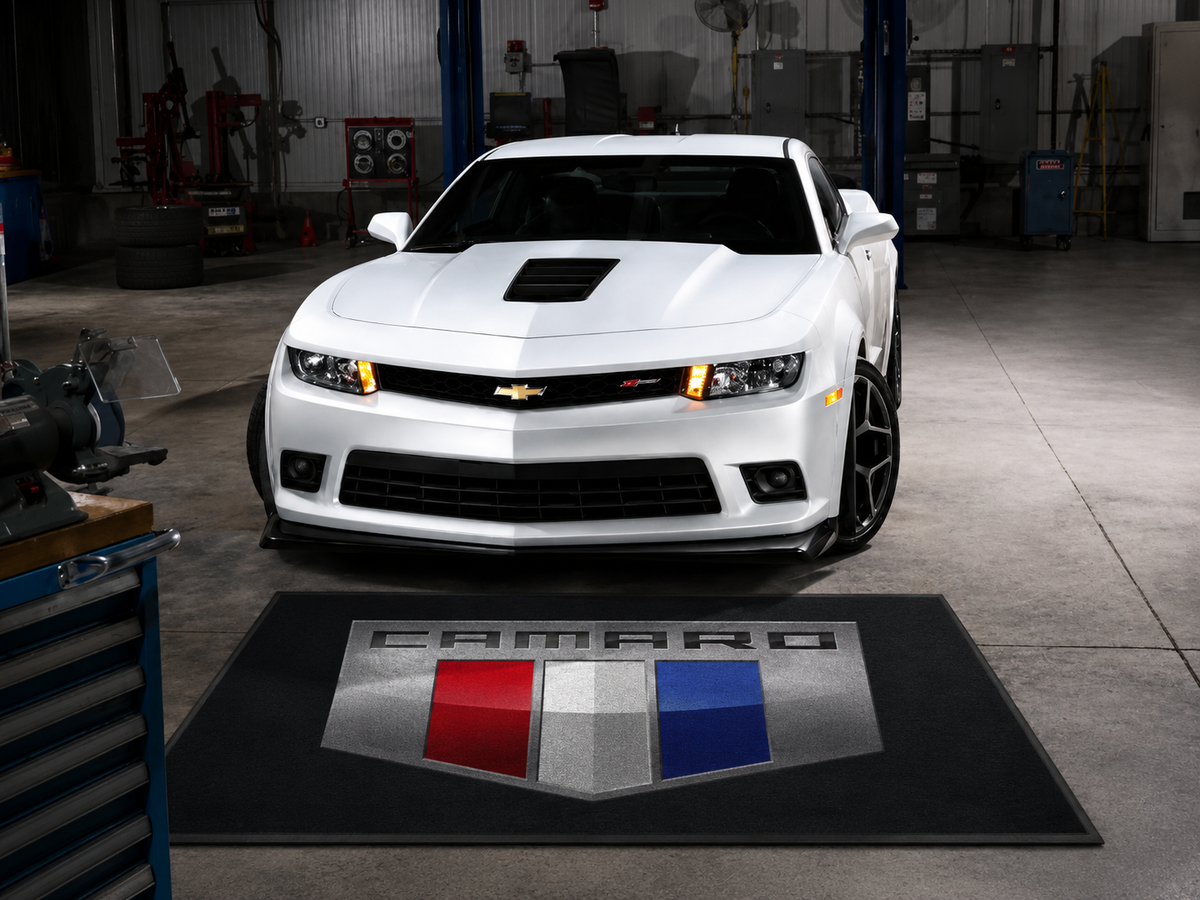 Camaro Garage Floor Mat 5x7 FT (60x87 Inches)