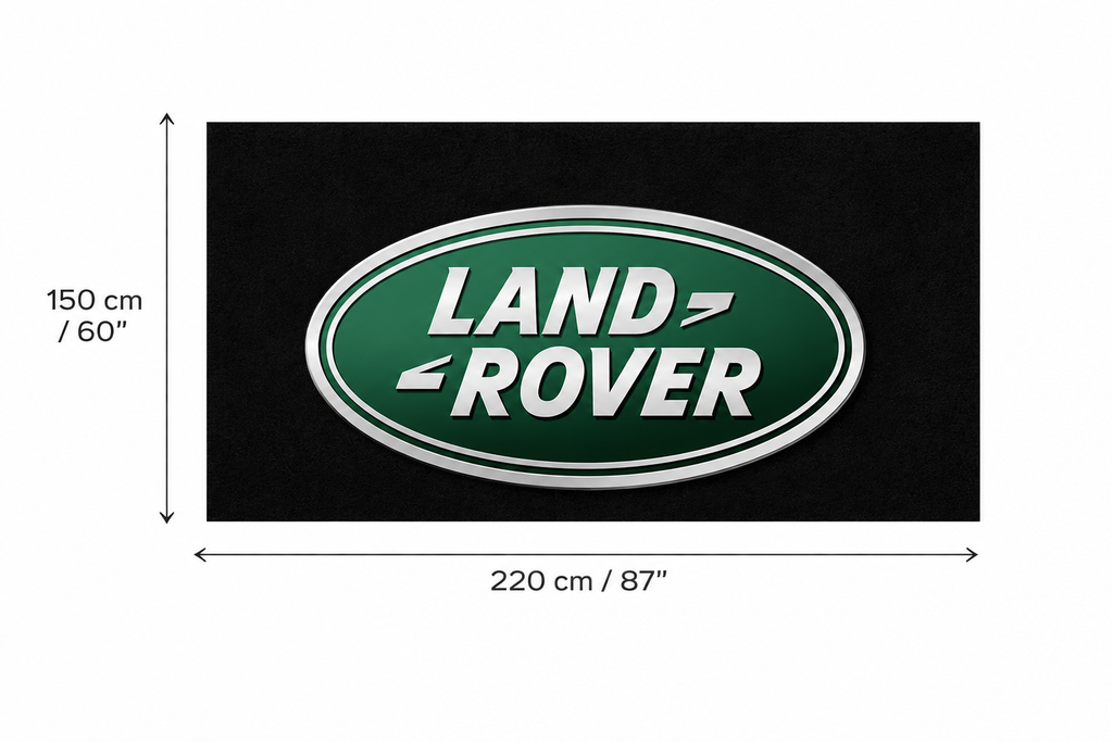 Land Rover Garage Floor Mat 5x7 FT (60x87 Inches)