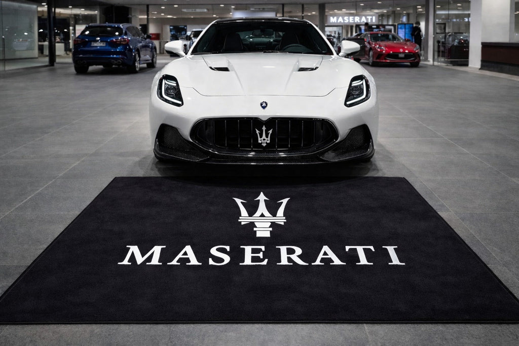 Maserati Garage Floor Mat 5x7 FT (60x87 Inches)