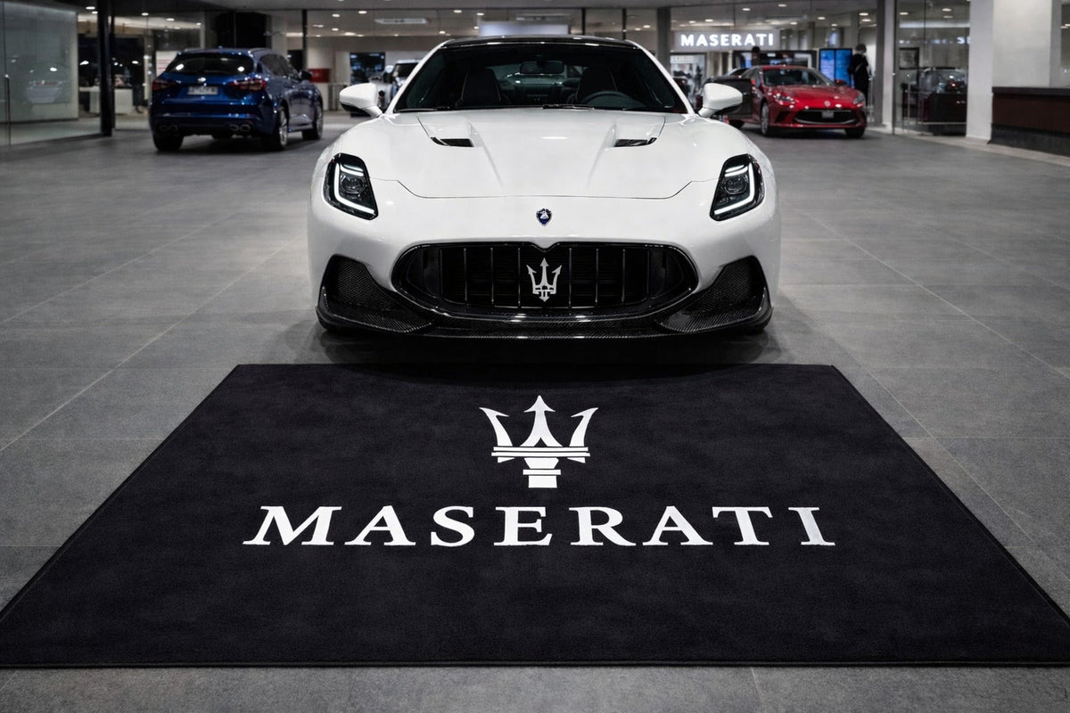 Maserati Garage Floor Mat 5x7 FT (60x87 Inches)
