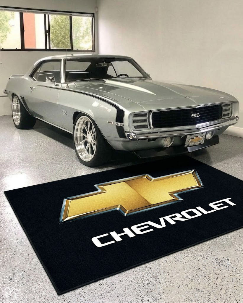 Chevrolet Garage Floor Mat 5x7 FT (60x87 Inches)