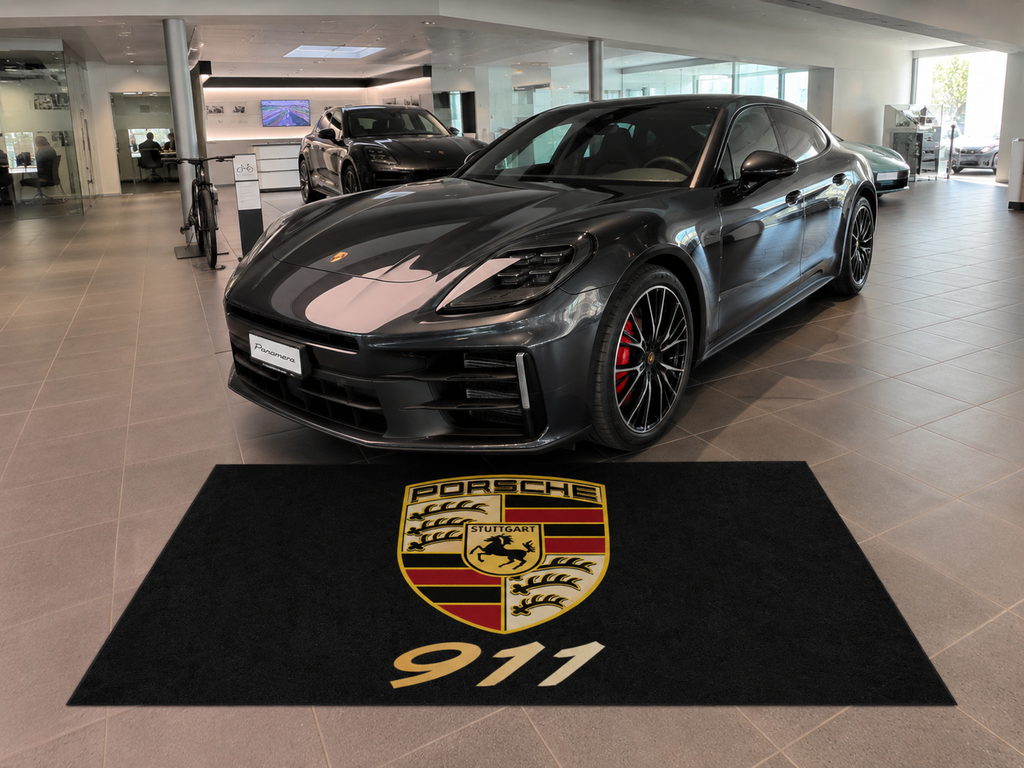 Porsche 911 Garage Floor Mat 5x7 FT (60x87 Inches)