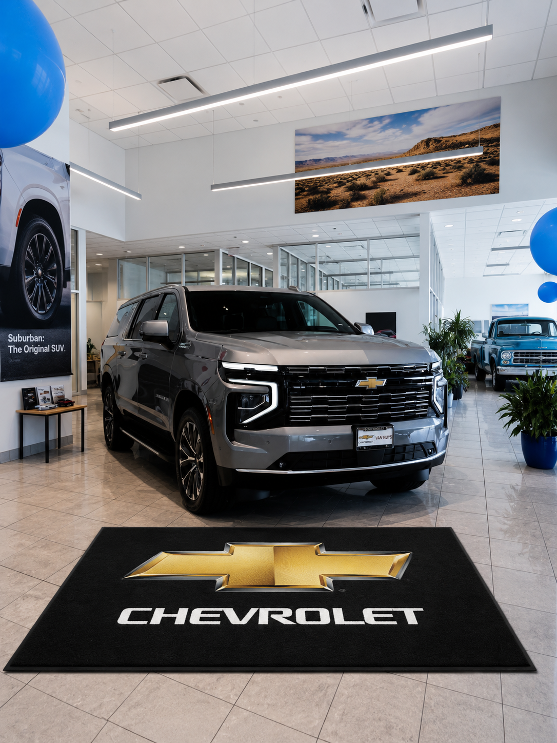 Chevrolet Garage Floor Mat 5x7 FT (60x87 Inches)