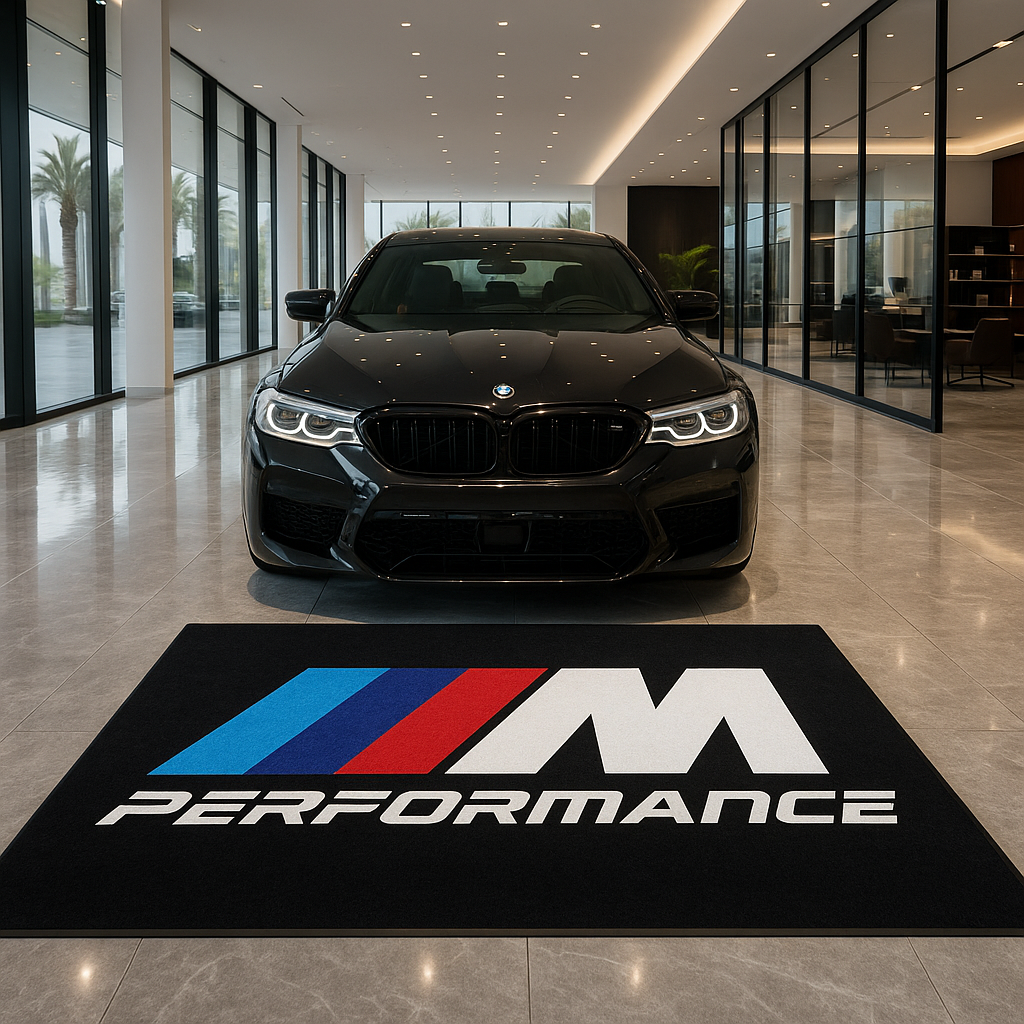 BMW M Performance Luxury Rug 59.1 × 86.6 inch Home, Garage & Display Carpet