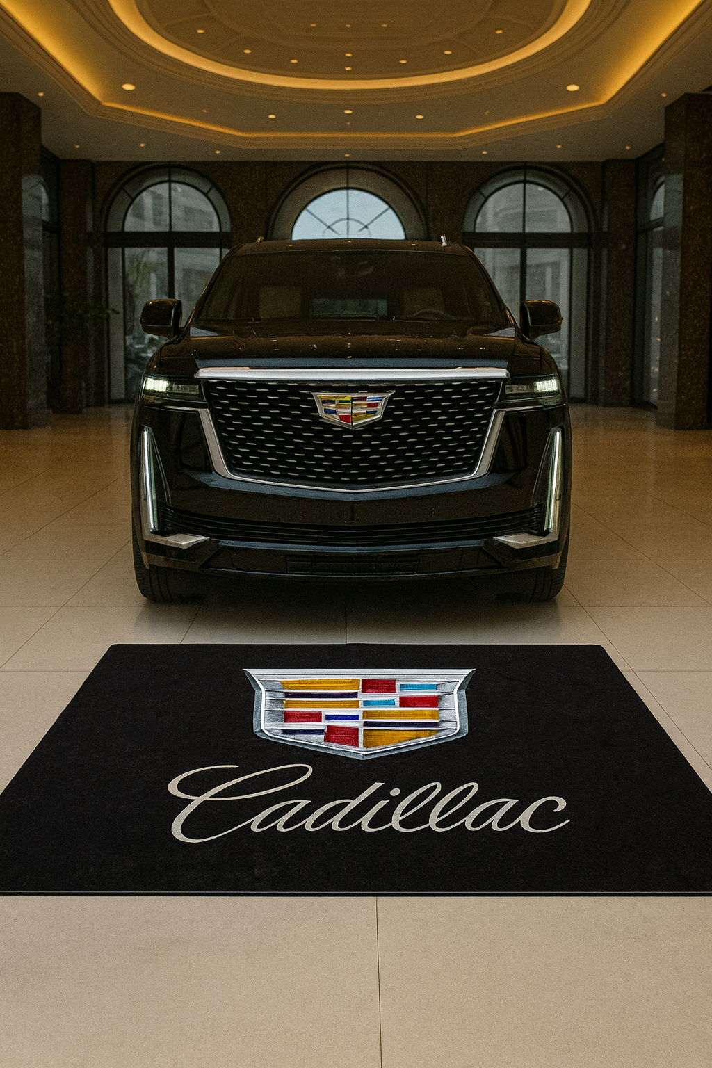 Cadillac Garage Floor Mat 5x7 FT (60x87 Inches)