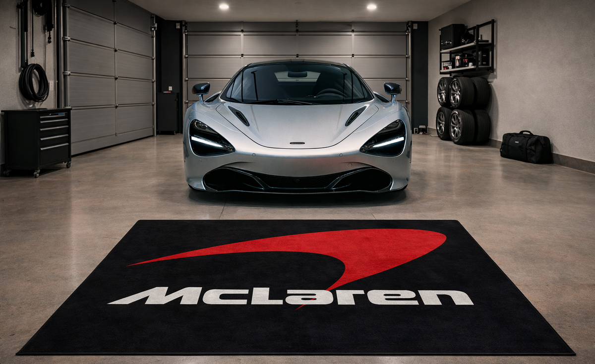 McLaren Garage Floor Mat 5x7 FT (60x87 Inches)
