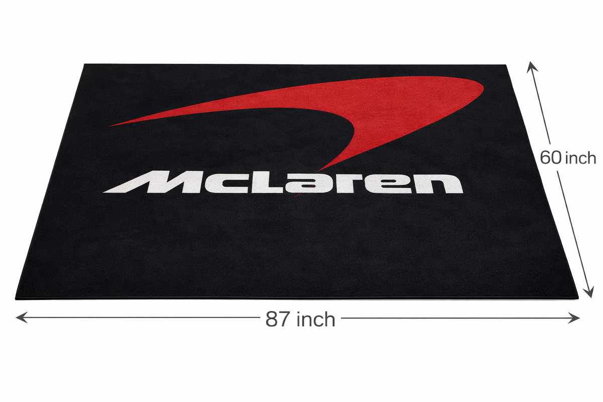 McLaren Garage Floor Mat 5x7 FT (60x87 Inches)