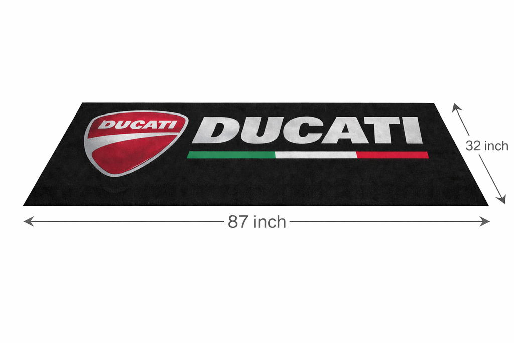 Ducati Luxury Rug 32×87 INCH Home, Garage & Display Carpet