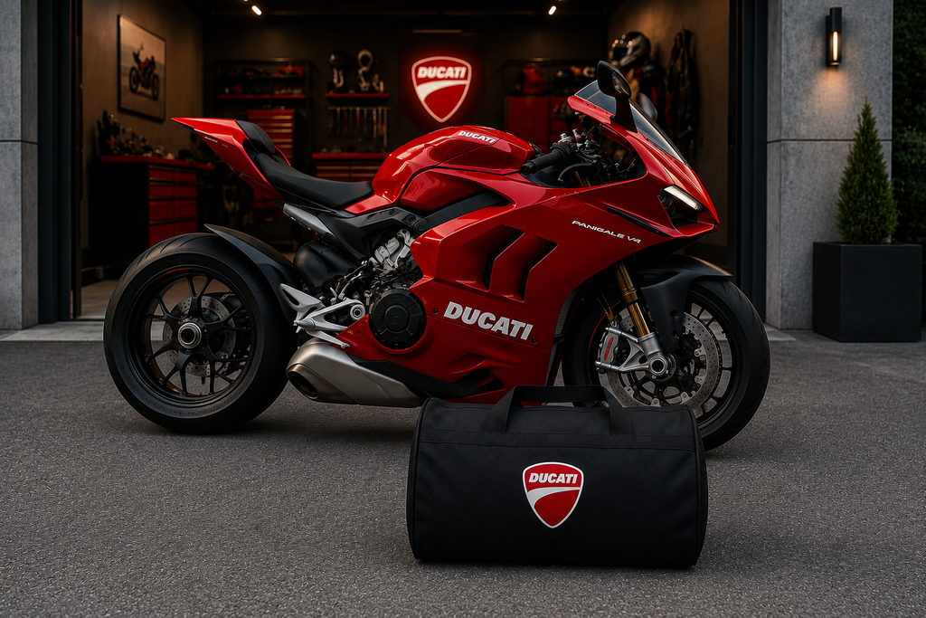 Ducati Motorcycle Duffel Bag – Premium Travel & Riding Gear Bag