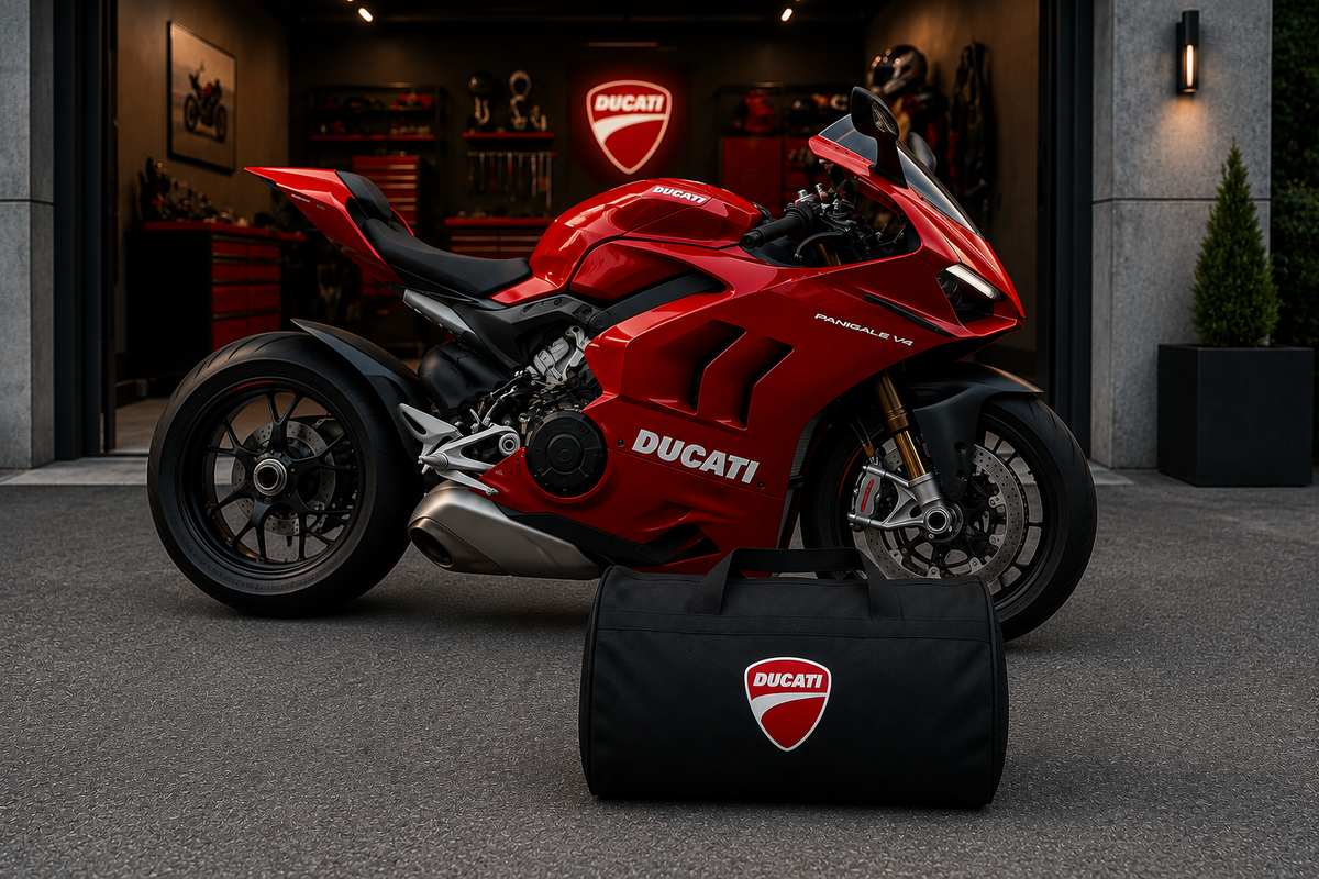 Ducati Motorcycle Duffel Bag – Premium Travel & Riding Gear Bag