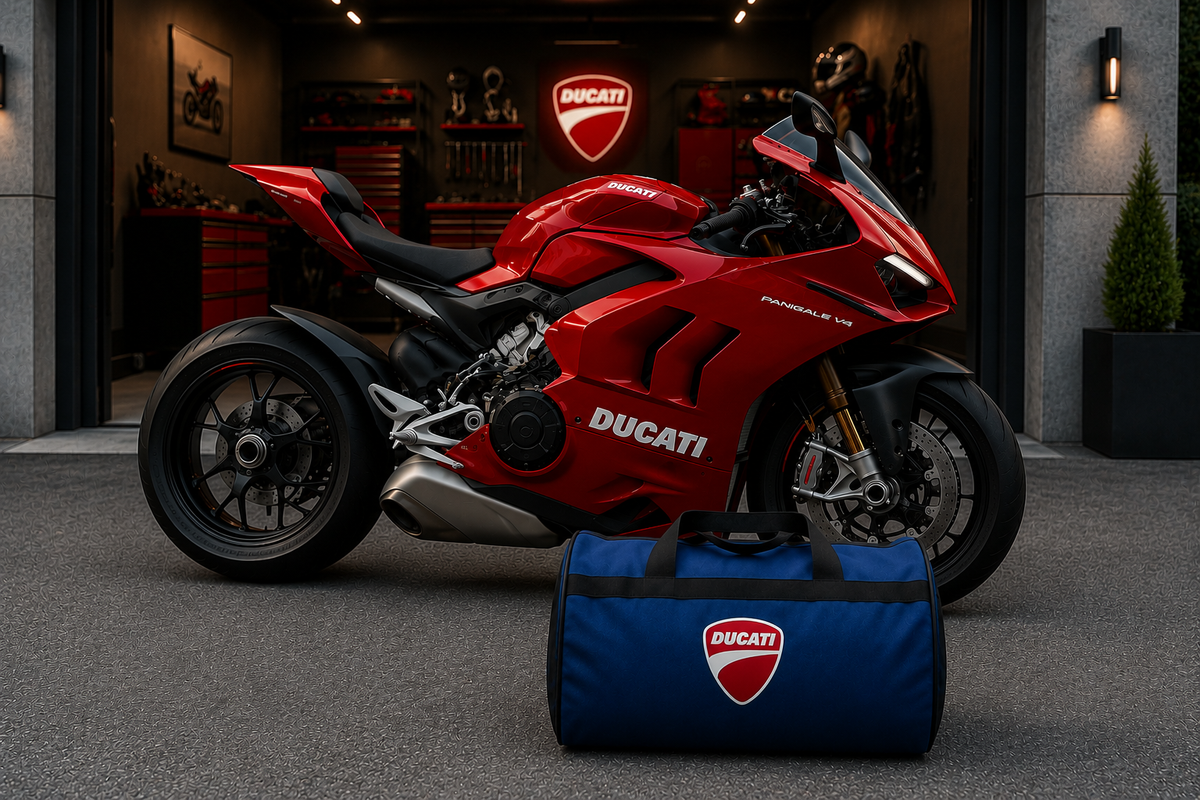 Ducati Motorcycle Duffel Bag – Premium Travel & Riding Gear Bag