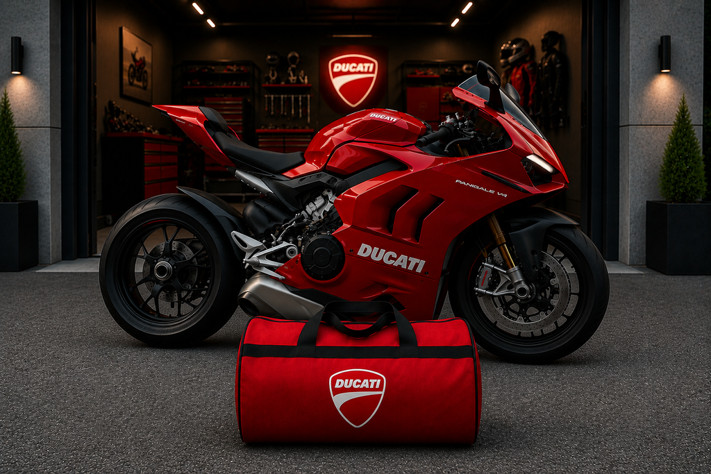 Ducati Motorcycle Duffel Bag – Premium Travel & Riding Gear Bag