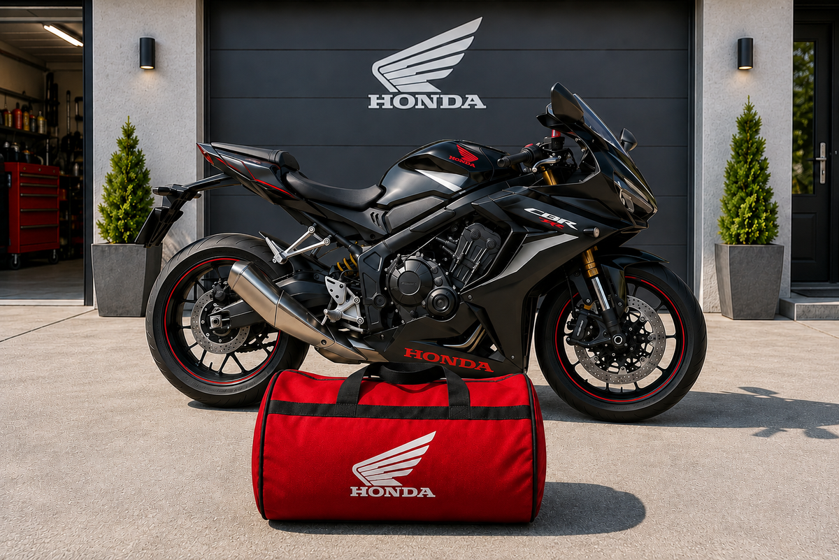 HONDA Motorcycle Duffel Bag – Premium Travel & Riding Gear Bag