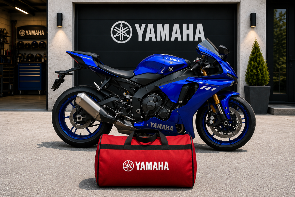 YAMAHA Motorcycle Duffel Bag – Premium Travel & Riding Gear Bag