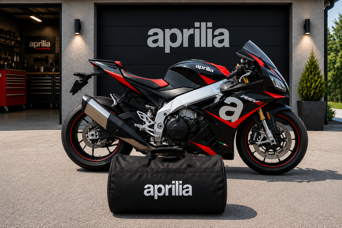 Aprilia Motorcycle Duffel Bag – Premium Travel & Riding Gear Bag