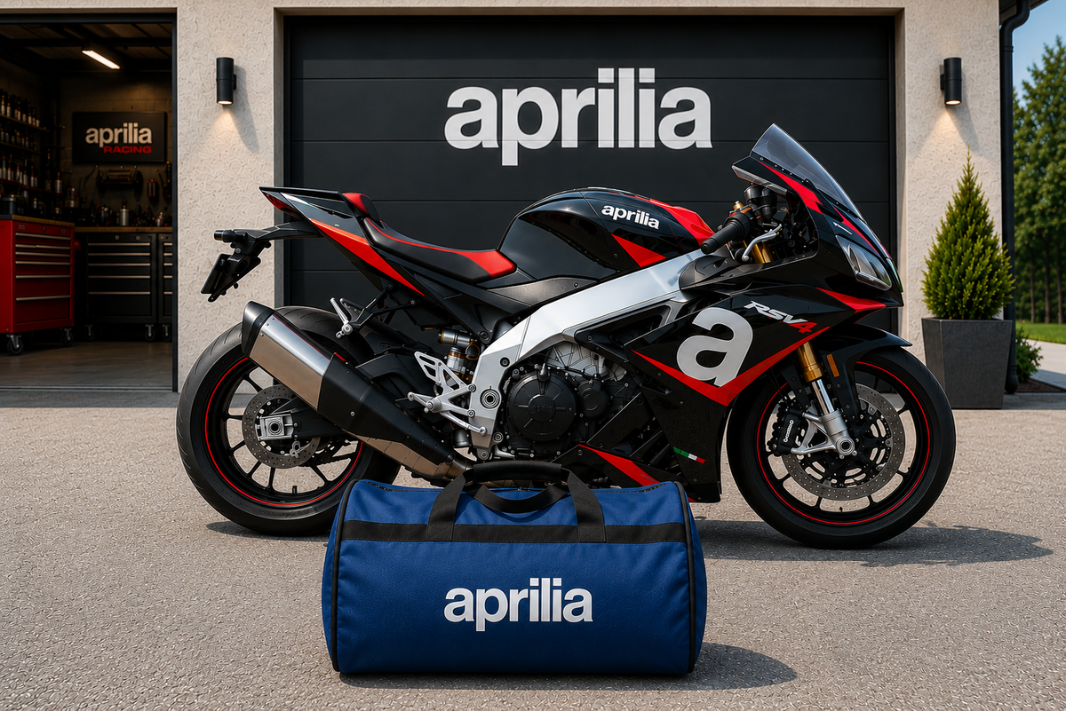 Aprilia Motorcycle Duffel Bag – Premium Travel & Riding Gear Bag