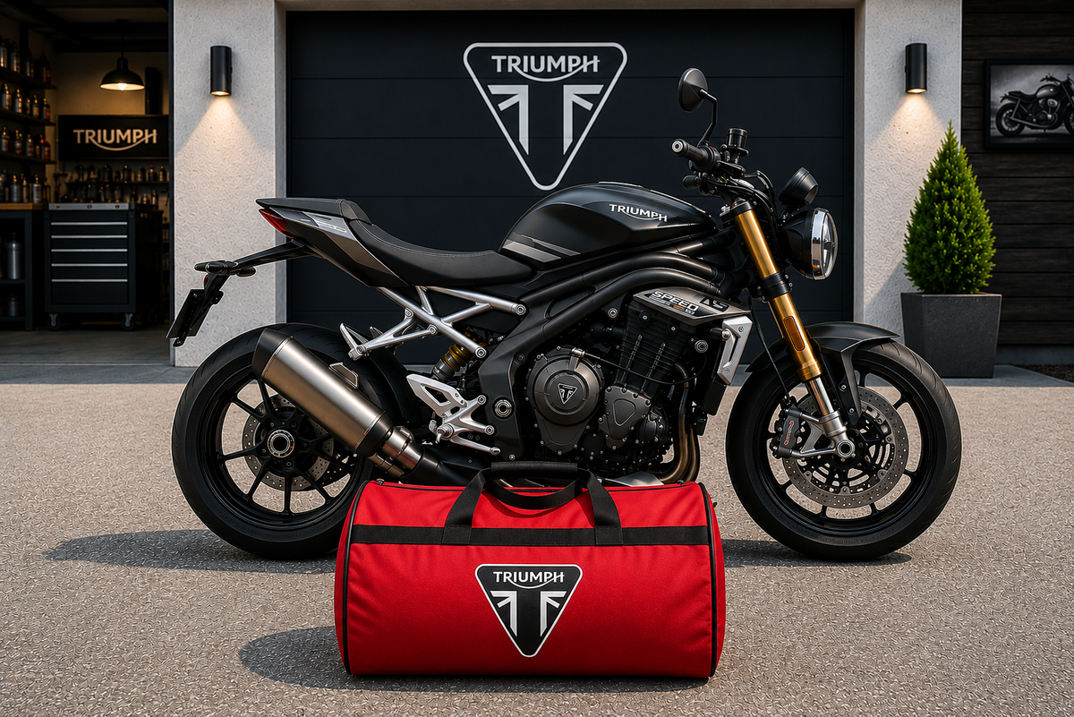 Triumph Motorcycle Duffel Bag – Premium Travel & Riding Gear Bag