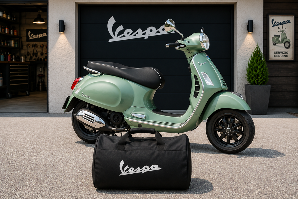 VESPA Motorcycle Duffel Bag – Premium Travel & Riding Gear Bag