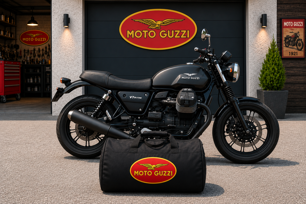 Moto Guzzi Motorcycle Duffel Bag – Premium Travel & Riding Gear Bag