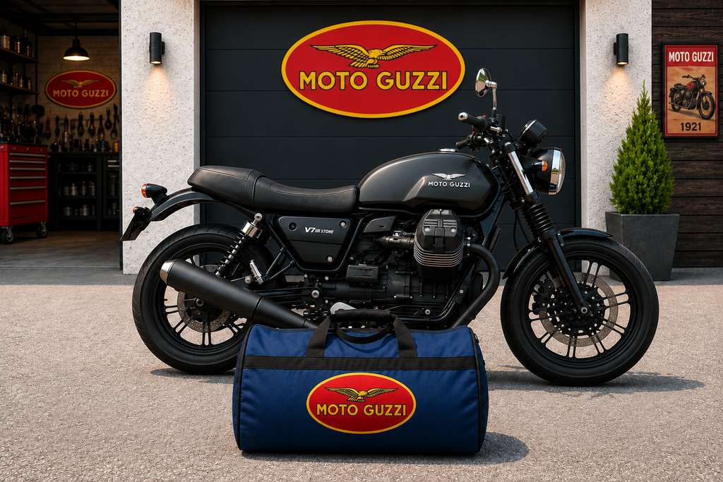 Moto Guzzi Motorcycle Duffel Bag – Premium Travel & Riding Gear Bag
