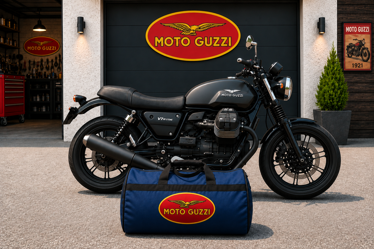 Moto Guzzi Motorcycle Duffel Bag – Premium Travel & Riding Gear Bag