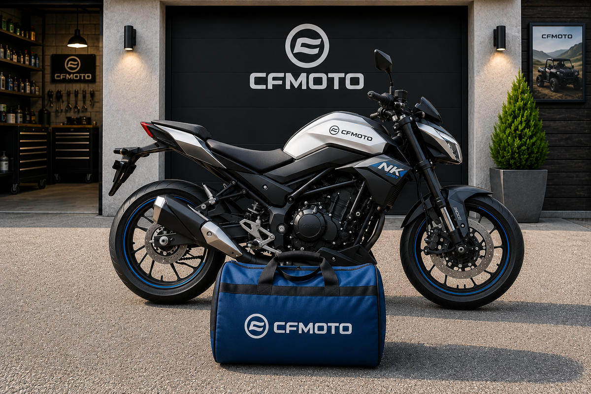 CFMOTO Motorcycle Duffel Bag – Premium Travel & Riding Gear Bag