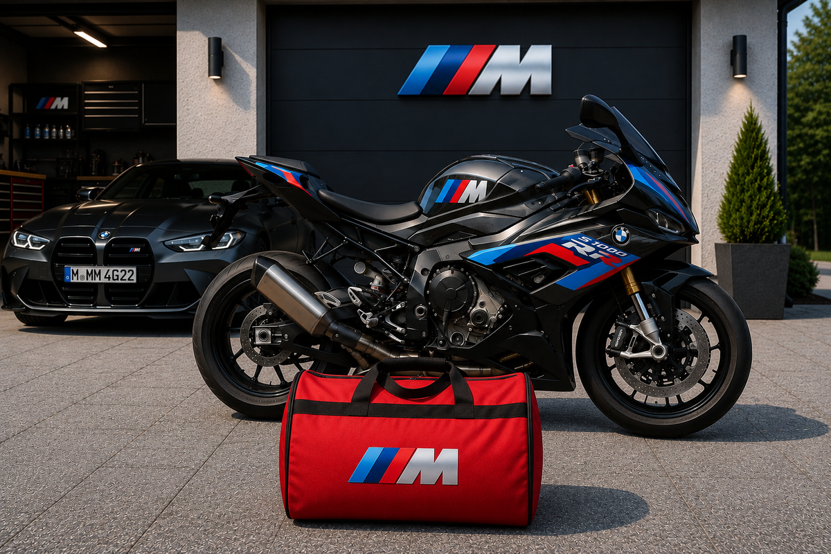 BMW M Motorcycle Duffel Bag – Premium Travel & Riding Gear Bag