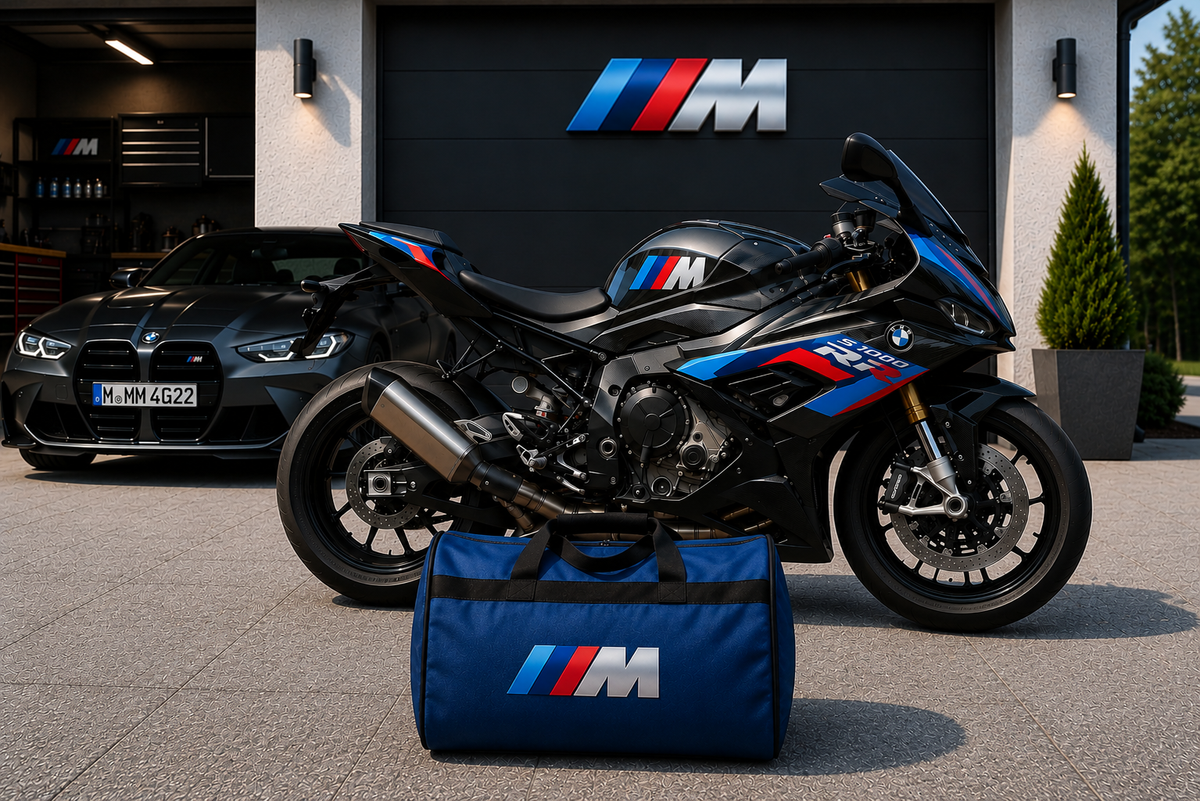 BMW M Motorcycle Duffel Bag – Premium Travel & Riding Gear Bag