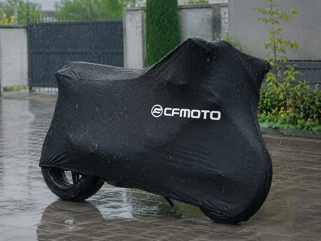 CFMOTO Custom-Fit Outdoor Motorcycle Cover – Waterproof All-Weather Protection