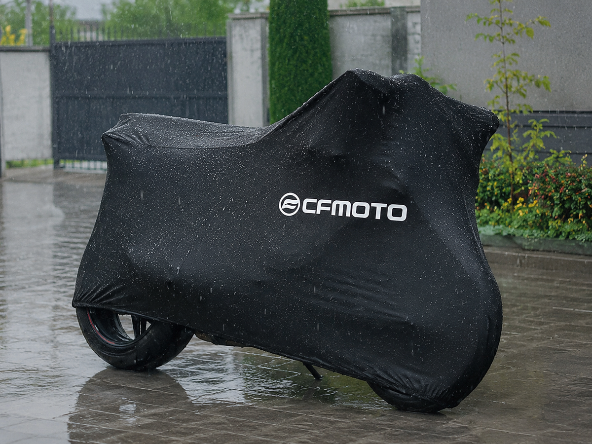 CFMOTO Custom-Fit Outdoor Motorcycle Cover – Waterproof All-Weather Protection