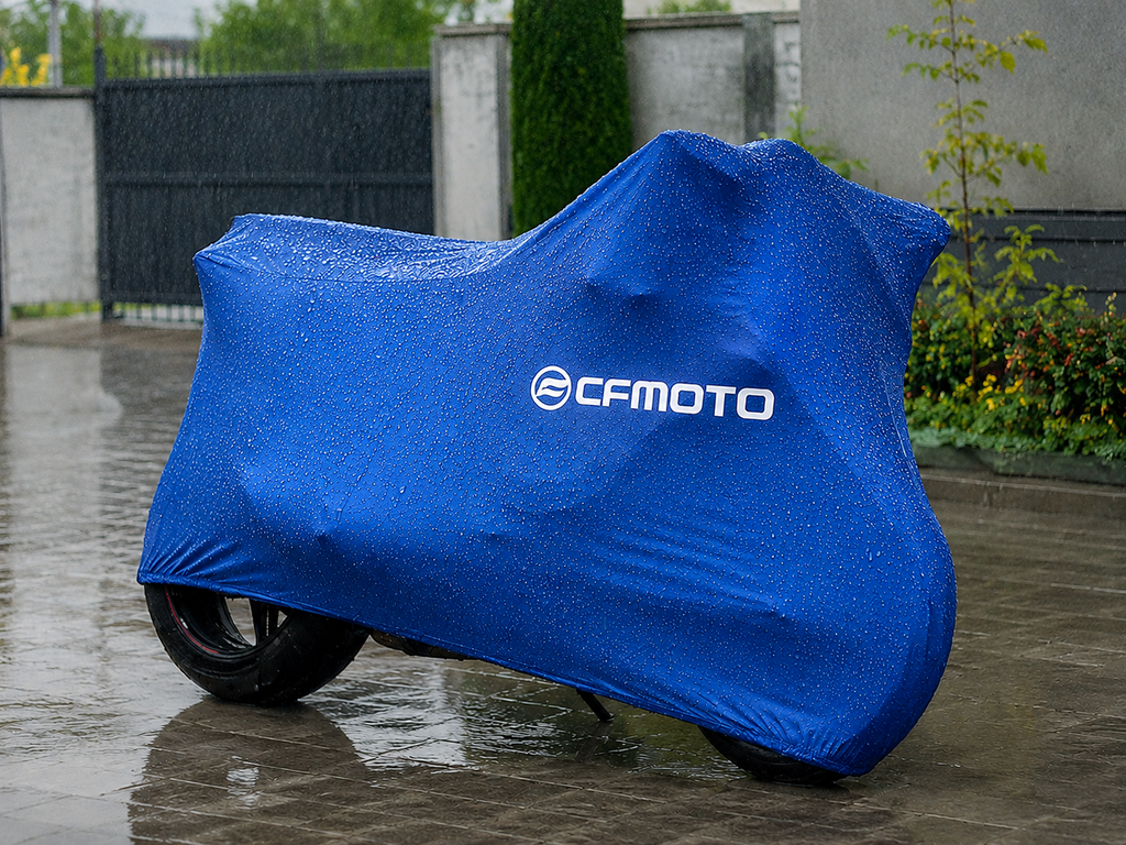 CFMOTO Custom-Fit Outdoor Motorcycle Cover – Waterproof All-Weather Protection