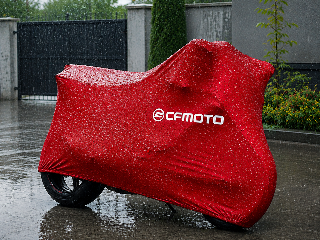 CFMOTO Custom-Fit Outdoor Motorcycle Cover – Waterproof All-Weather Protection