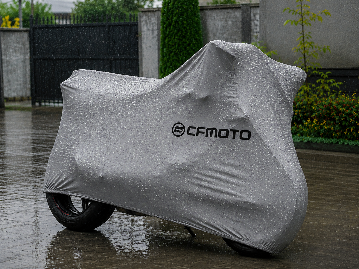 CFMOTO Custom-Fit Outdoor Motorcycle Cover – Waterproof All-Weather Protection