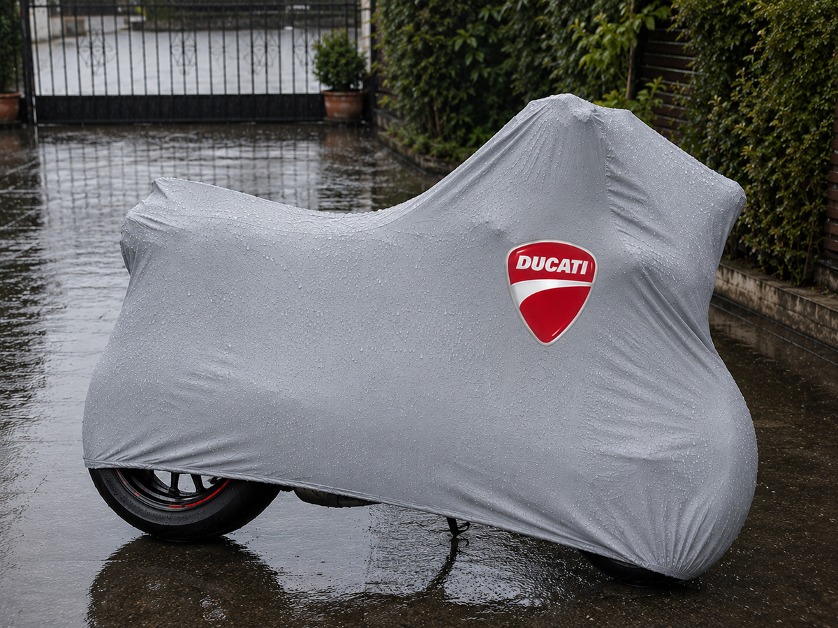 Ducati Custom-Fit Outdoor Motorcycle Cover – Waterproof All-Weather Protection