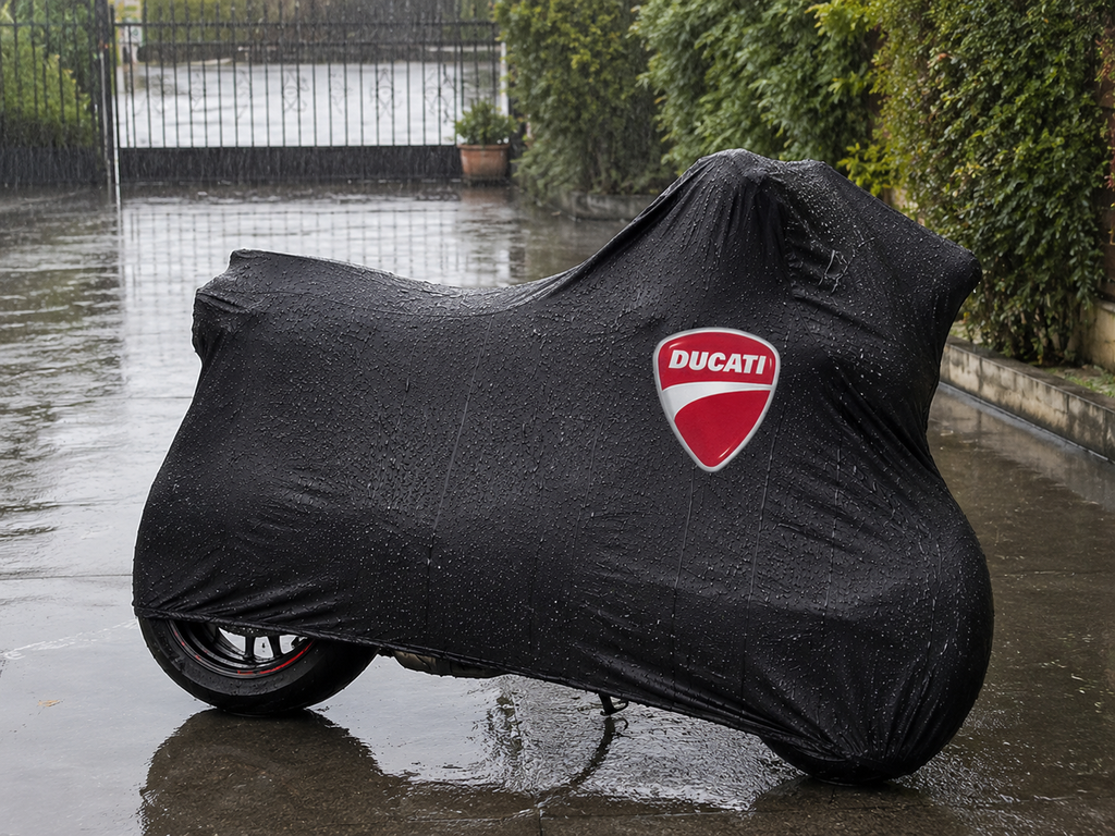 Ducati Custom-Fit Outdoor Motorcycle Cover – Waterproof All-Weather Protection