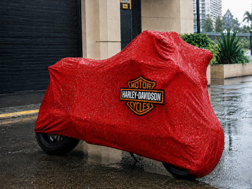 Harley-Davidson Custom-Fit Outdoor Motorcycle Cover – Waterproof All-Weather Protection