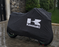 Kawasaki Custom-Fit Outdoor Motorcycle Cover – Waterproof All-Weather Protection