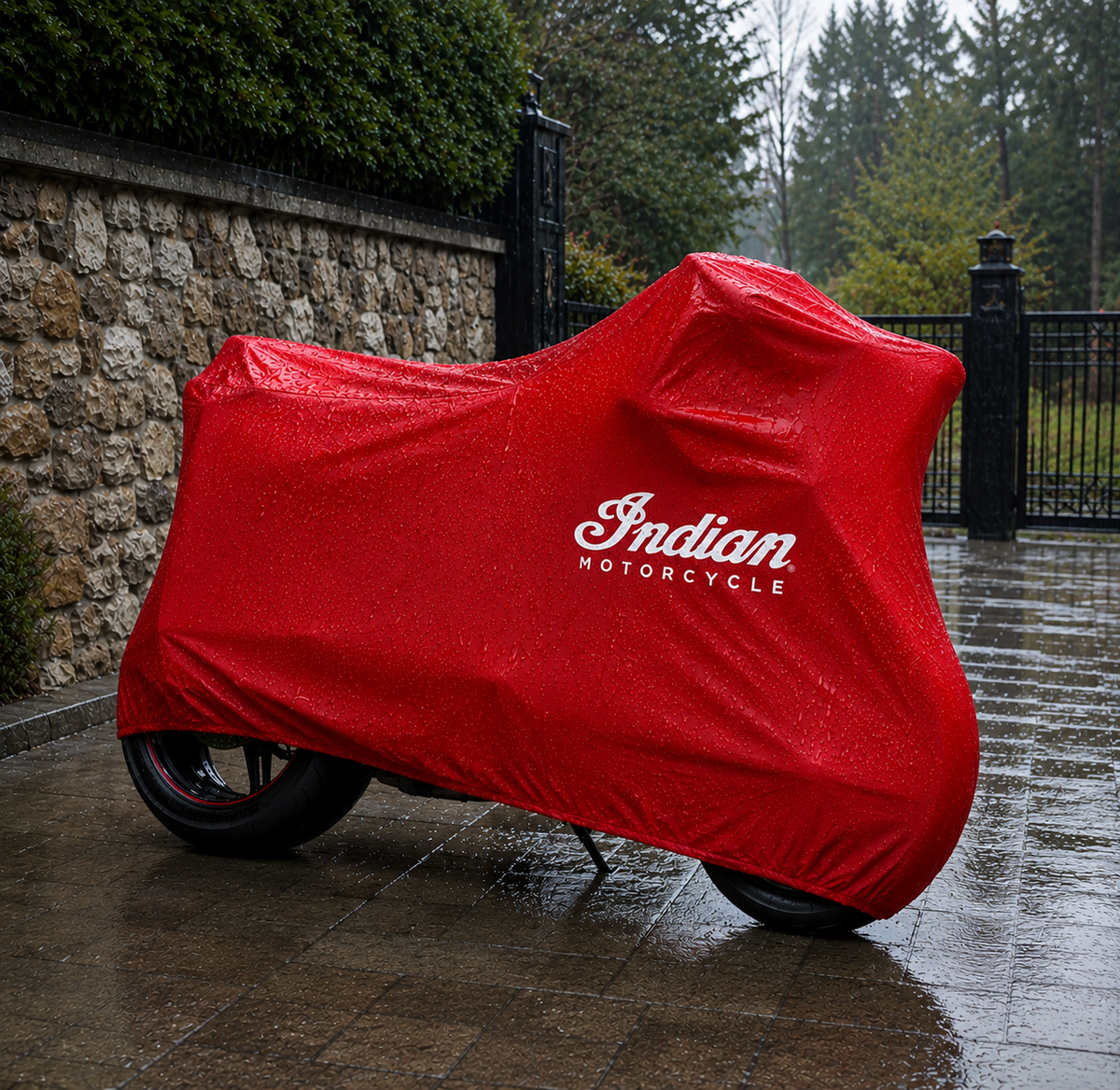 Indian Custom-Fit Outdoor Motorcycle Cover – Waterproof All-Weather Protection