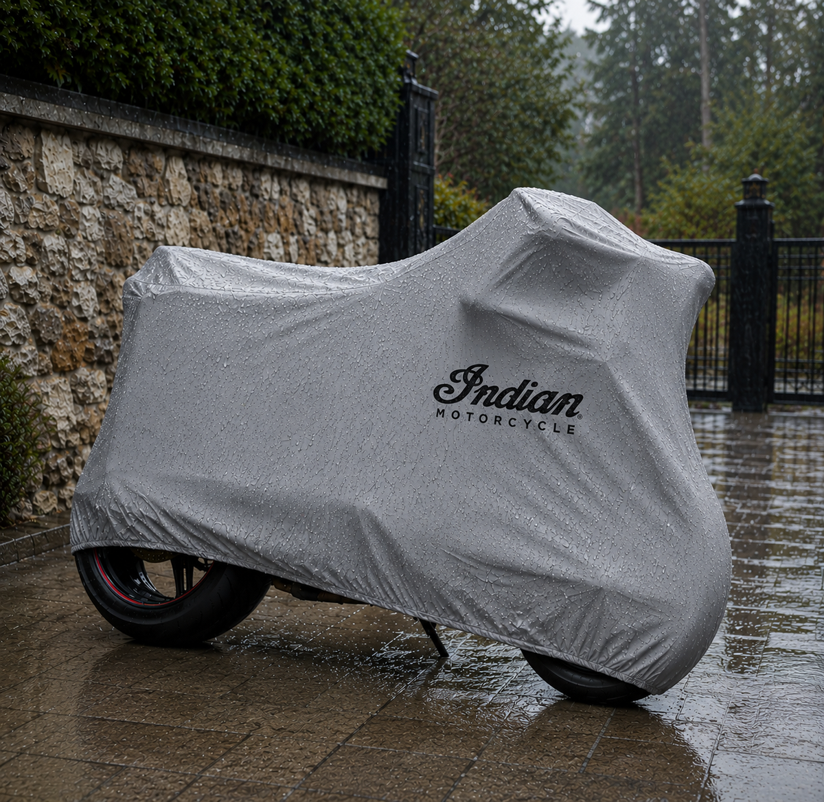 Indian Custom-Fit Outdoor Motorcycle Cover – Waterproof All-Weather Protection