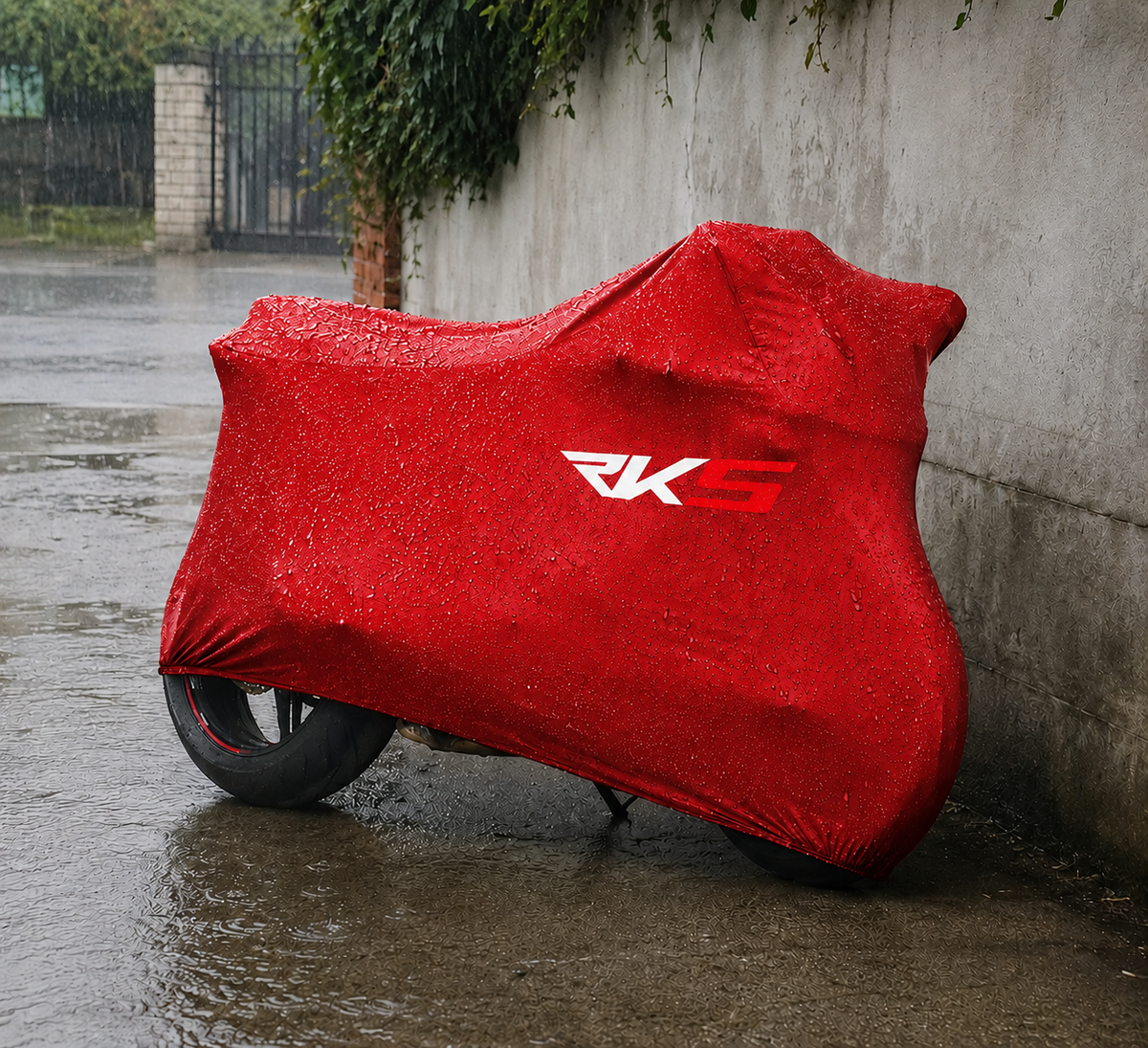 RKS Custom-Fit Outdoor Motorcycle Cover – Waterproof All-Weather Protection
