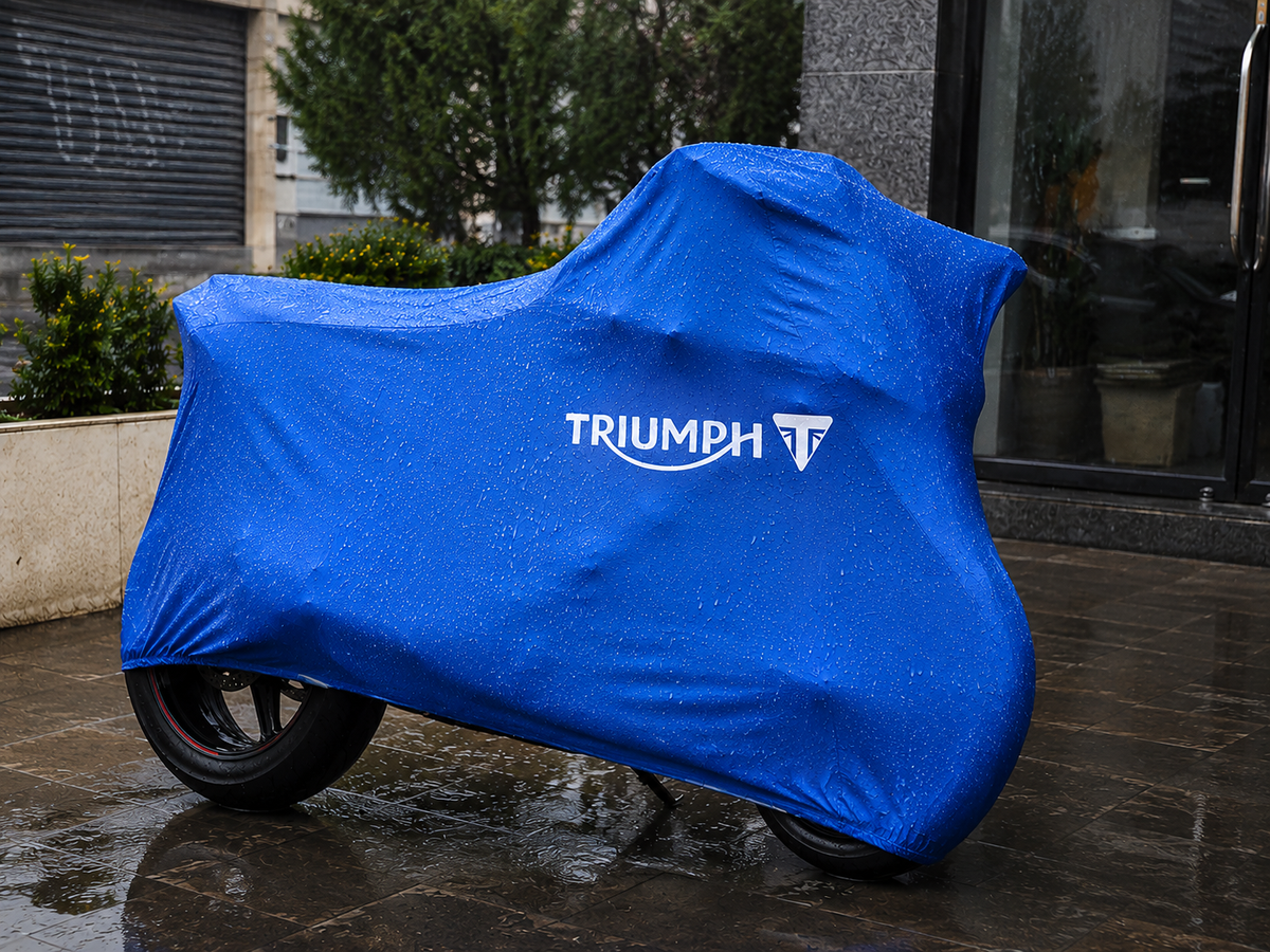 Triumph Custom-Fit Outdoor Motorcycle Cover – Waterproof All-Weather Protection