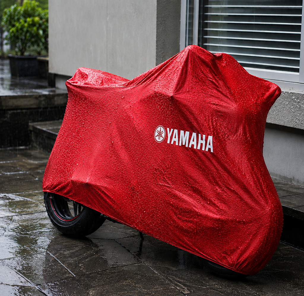YAMAHA Custom-Fit Outdoor Motorcycle Cover – Waterproof All-Weather Protection