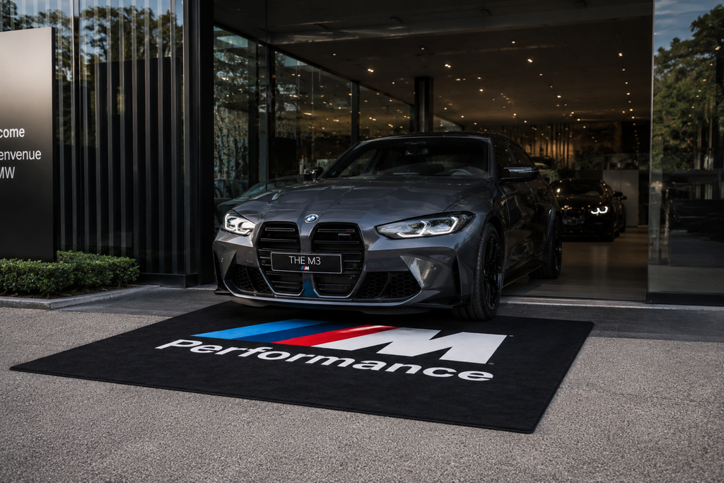 BMW M Performance Luxury Rug 59.1 × 86.6 inch Home, Garage & Display Carpet