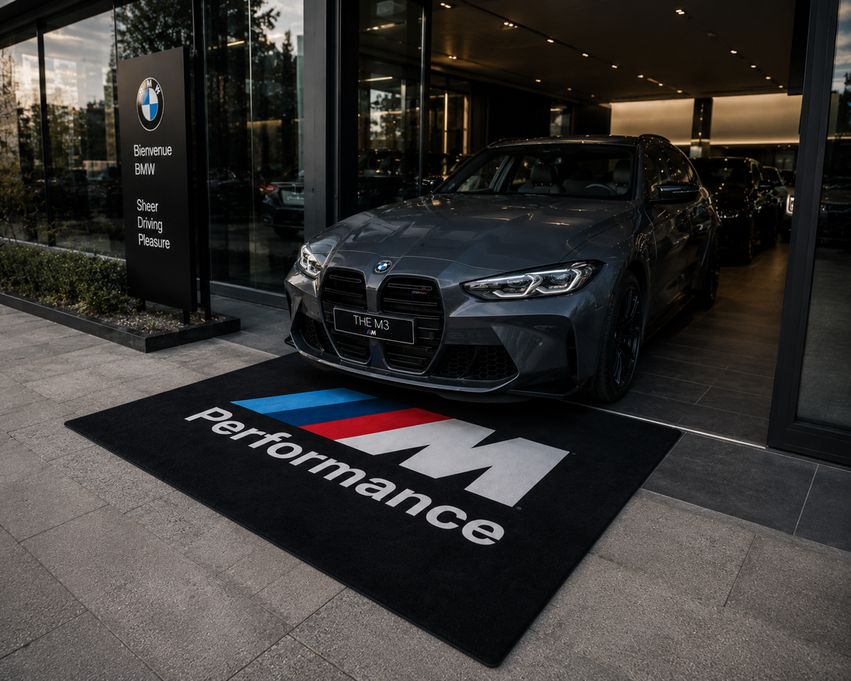 BMW M Performance Luxury Rug 59.1 × 86.6 inch Home, Garage & Display Carpet