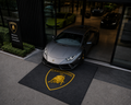 Lamborghini Garage Floor Mat 5x7 FT (60x87 Inches)