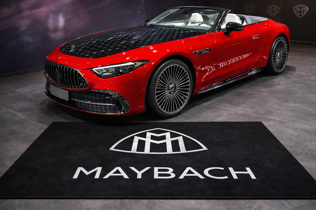 Maybach Garage Floor Mat 5x7 FT (60x87 Inches)