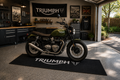 Triumph Motorcycle Garage Mat – Premium Garage Floor Protection 32x87 Inch