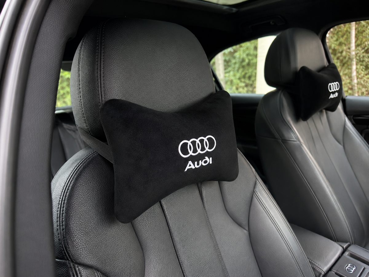 Audi RS3-RS4-RS5-RS6-RS7 Velvet Neck Pillow, 2pcs